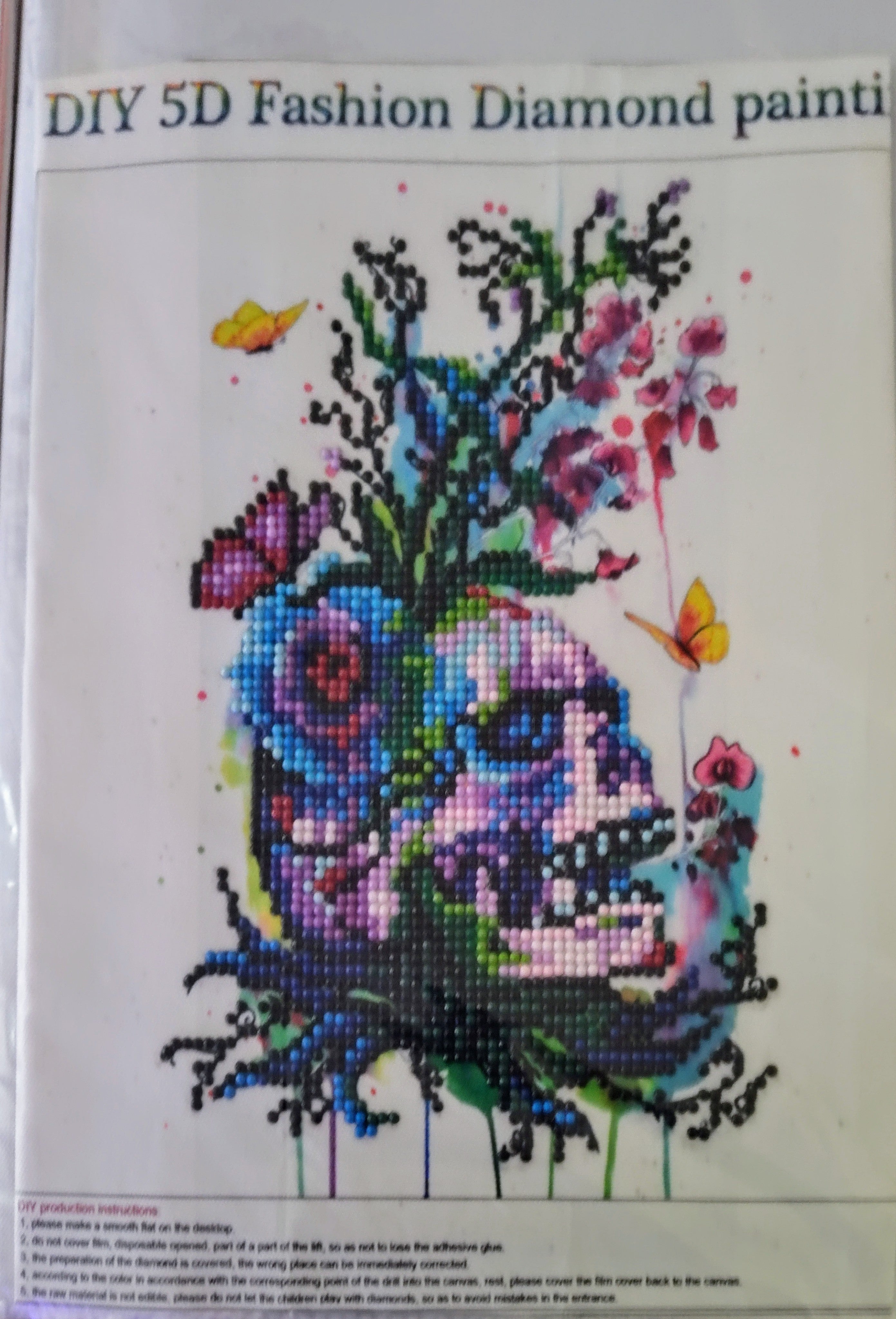 Small Skull Diamond Painting