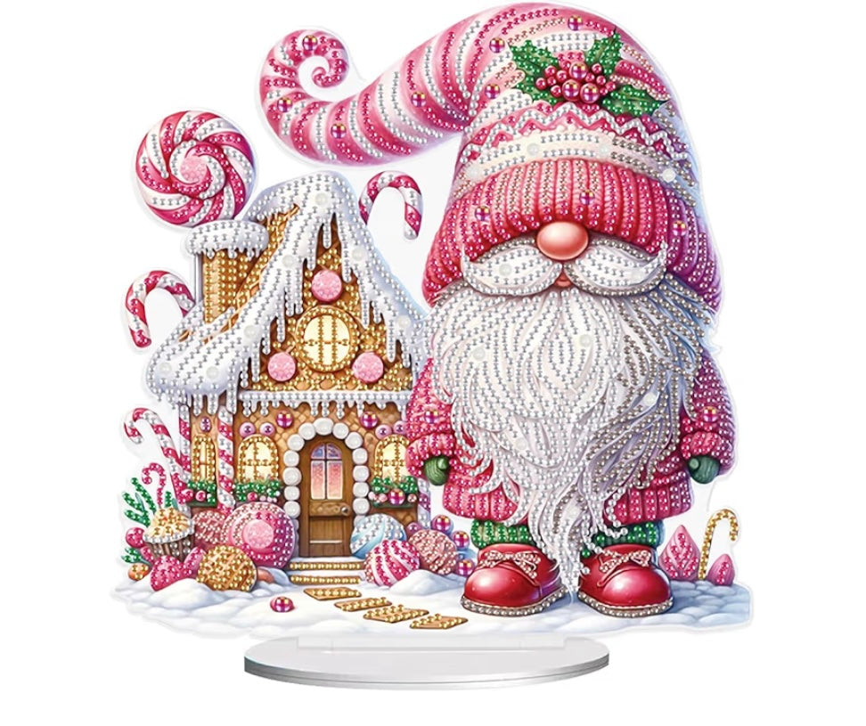 Gnome Gingerbread Table Decoration