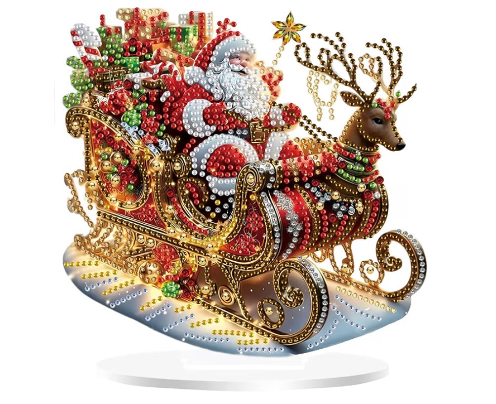 Santa’s Full Sleigh Holiday Decoration