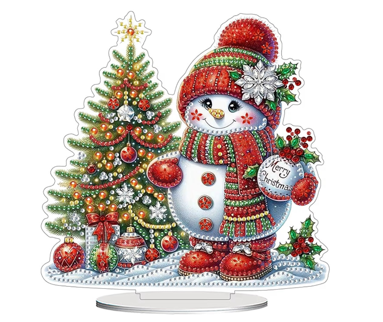 Snowman Christmas Tree Holiday Decoration