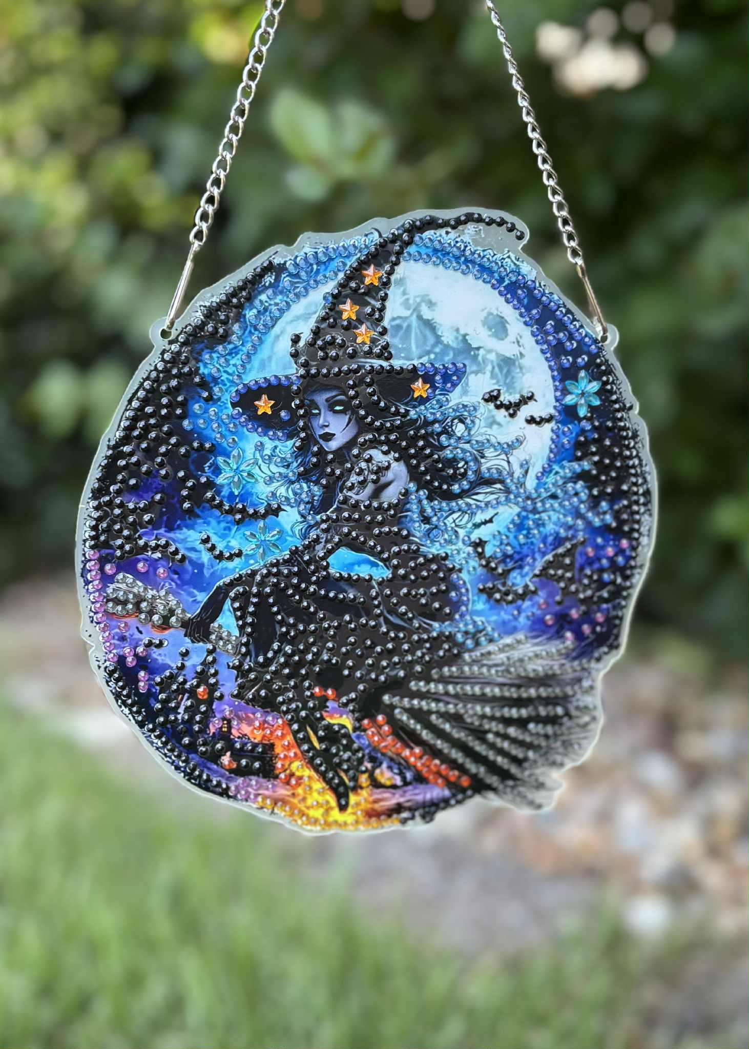Retro Witch hanging ornament