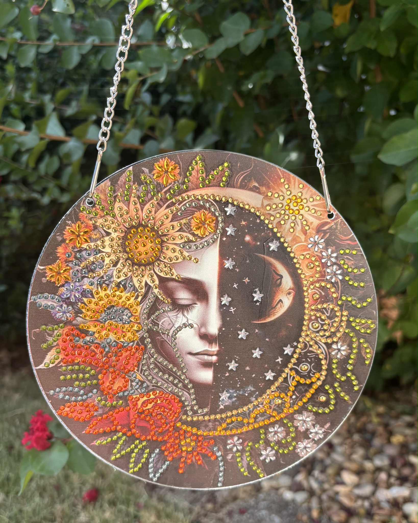 Sun and Moon Diamond Art Hanging Ornament